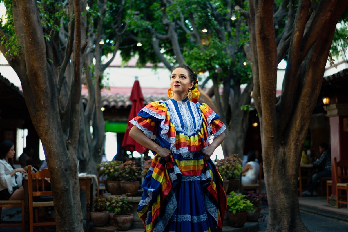 A Person In A Traditional Dress