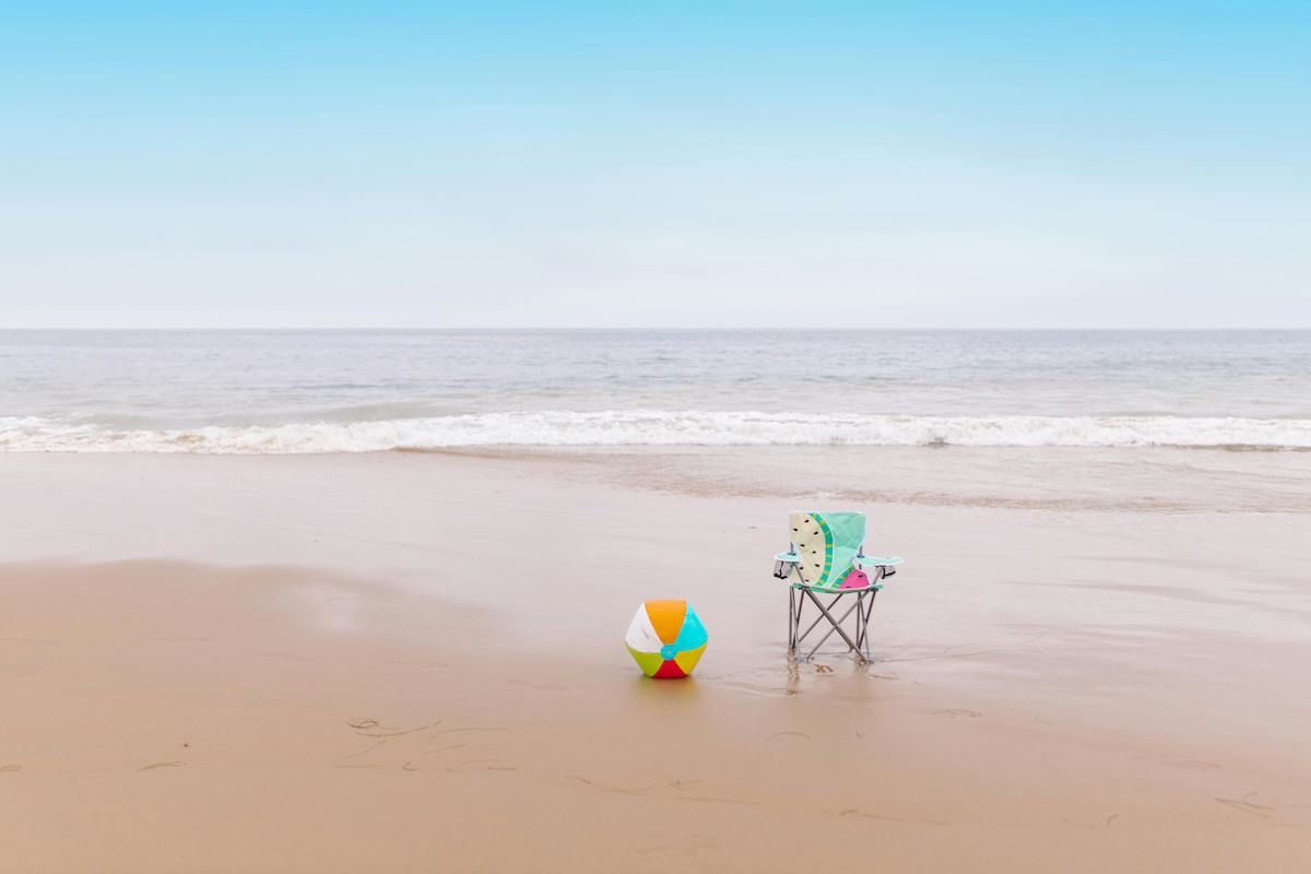 A Chair And A Beach Chair